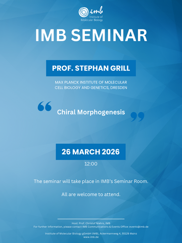 IMB Seminar Poster Stephan Grill